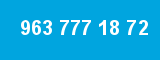 963 777 18 72 963 777 18 72